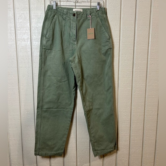 NWT Boden Casual Cotton Pants in Seaspray, size 10L. - Picture 3 of 7